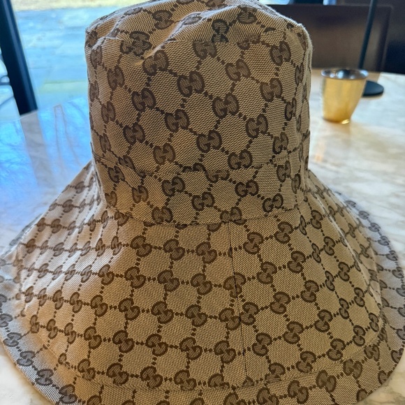 Gucci California Original GG Bucket Hat In Beige - Size M - Picture 6 of 16